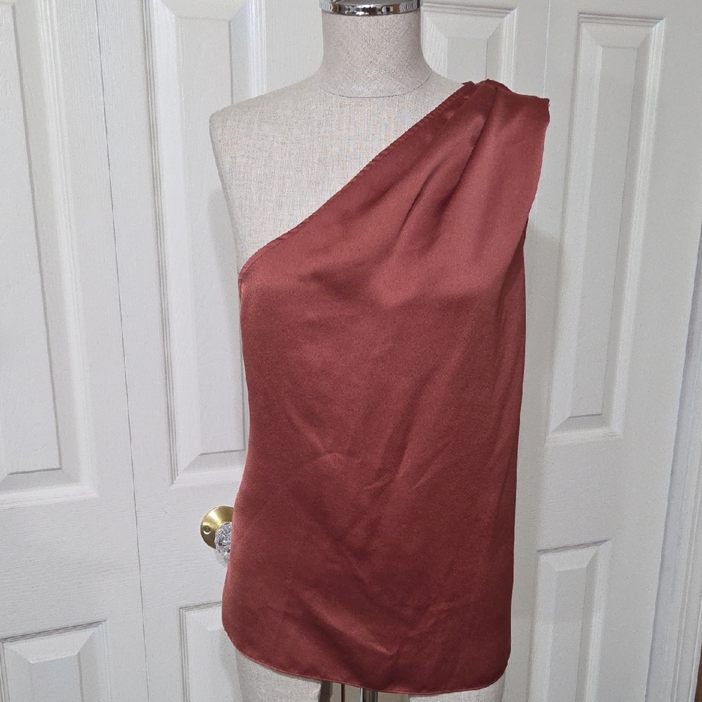 White House Black Market Terracotta Top